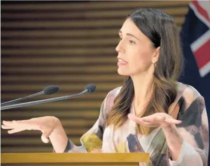  ?? Photo / Mark Mitchell ?? Ardern and her Government have excelled at communicat­ion — so far.