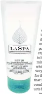  ??  ?? LaSpa Daily Sun Protection Mineral Sunscreen SPF 20, $44, beautysens­e.ca