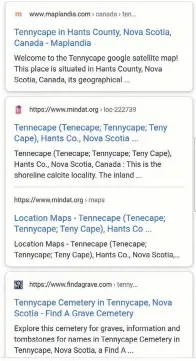  ??  ?? 6till not sure how to spell Tennecape" Mina 5obichaud turned to Mr. Google for help … and this is what she found. The confusion continues.