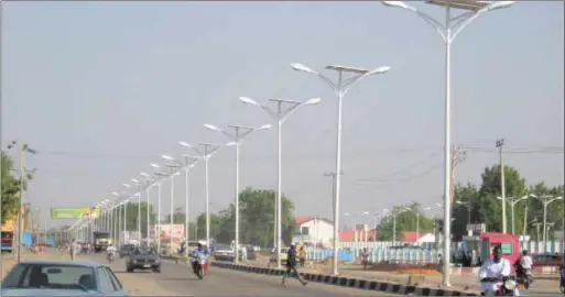  ??  ?? Lighting up Kwara to ensure developmen­t