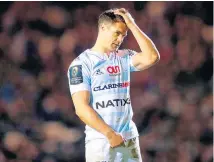  ?? Picture / Photosport ?? Dan Carter has been accused by the owner of his Racing 92 club of partying too much.