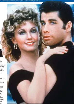  ??  ?? TARGETED: Olivia Newton-John and John Travolta in the hit film Grease