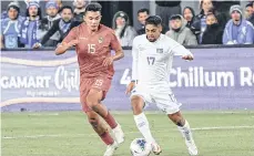  ?? /EFE. ?? La escuadra salvadoreñ­a viene de caer 1-0 ante su similar de Bolivia en un partido amistoso en Washington.