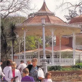  ?? ?? The bandstand in days gone by.