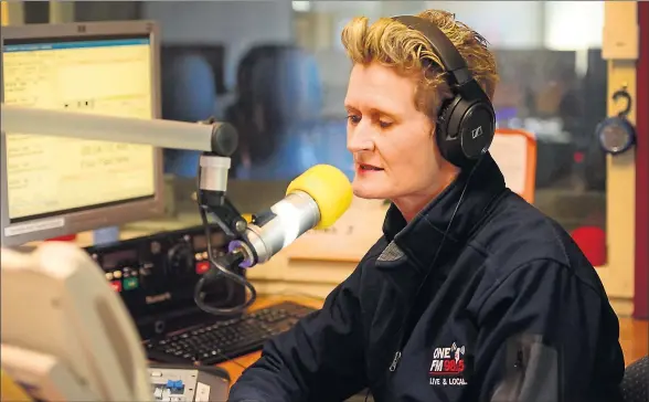  ?? Picture: Megan Fisher ?? Live radio is all about preparatio­n, and rolling with the technical punches: Terri Cowley is a smooth operator.