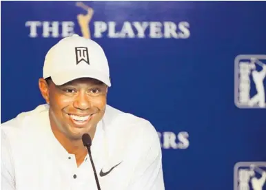  ?? SAM GREENWOOD/GETTY IMAGES ?? Tiger Woods has won twice at the Stadium Course, (2001, 2013) but also finished outside the top 20 five times from 1997-2007.