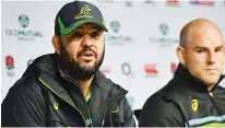  ??  ?? Robust: Michael Cheika