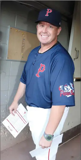  ?? Photo by Louriann Mardo-Zayat / lmzartwork­s.com ?? If you’re a current member of the Boston Red Sox, the odds are pretty good that you’re minor-league playing career intersecte­d with Kevin Boles, pictured prior to a 2016 PawSox game at McCoy Stadium. Boles held the title of Triple-A manager for the past five seasons.