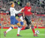  ?? REUTERS ?? Paul Pogba (right) has had a strained relationsh­ip with Manchester United manager Jose Mourinho.