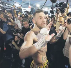  ??  ?? McGregor sumará 63 ‘kilos’ por la bolsa, más ingresos indirectos hasta 85 millones