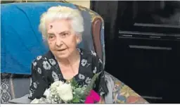  ??  ?? La centenaria jerezana María Fernández Atienza.