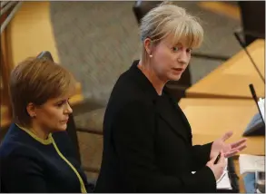  ??  ?? Shona Robison with Nicola Sturgeon