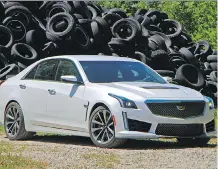  ?? DAVID BOOTH/ DRIVING ?? The 2016 Cadillac CTS- V is in a league of its own.