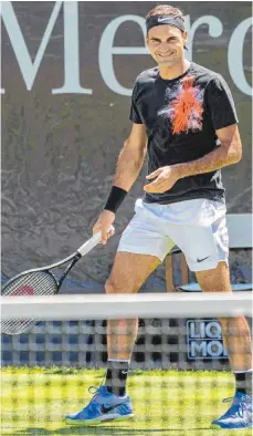  ?? FOTO: DPA ?? Roger Federer ist wieder fit, und bereit für neue Titel.