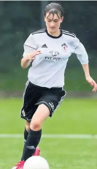  ?? ?? Goal queen Rachel Scott’s tally was 63 in Ayr’s debut season