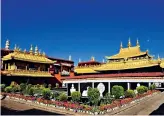  ??  ?? El Templo Jokhang en el Tíbet.