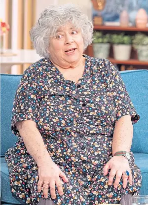  ??  ?? ‘OUTRAGEOUS’: Miriam Margolyes, 78, says the changes ‘must be fought’