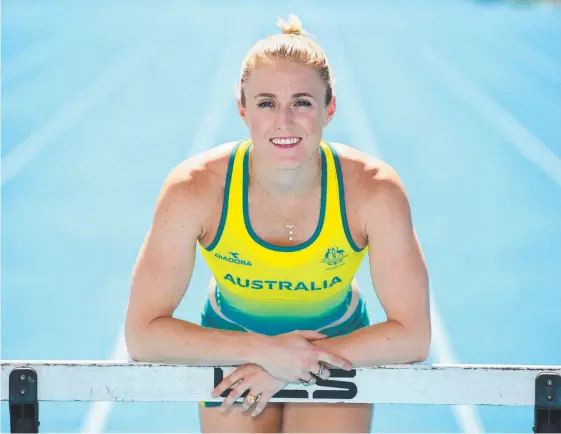  ?? Picture: AAP IMAGE ?? Hurdler Sally Pearson would love to win a third world championsh­ip but her main focus will be the Olympics.