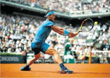  ?? AFP ?? Wenn das Handgelenk mitspielt, ist Nadal auch weiterhin der Favorit.