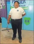  ??  ?? José Antonio Paredes Balam, cantante de 43 años. Inicia con 144.5 kg