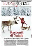  ??  ?? Nuovo numero La copertina di «Buone Notizie» interament­e dedicato al Natale con interventi e storie corredati dalle illustrazi­oni dei ragazzi della Scuola del Fumetto