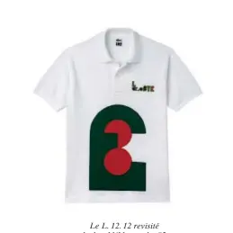  ??  ?? Le L. 12. 12 revisité par le duo M/M pour les 85 ans de la marque.