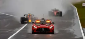  ?? ?? Informatio­n laps could help assess circuit conditions in wet races