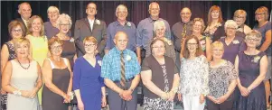 ?? SUBMITTED PHOTO ?? Shown here, back road left to right are, Terry Doyle, Josie Melong, Chuck Burke, Arthur Gallant, Neil MacDonald, Emile LeBlanc, Rosaire MacKinnon, Sandra MacDonald and Karen Power; middle row, left to right are, Maureen Cosman-Burke, Janet MacIsaac,...