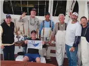  ??  ?? The team aboard JT released a tournament record 41 sails in one day.