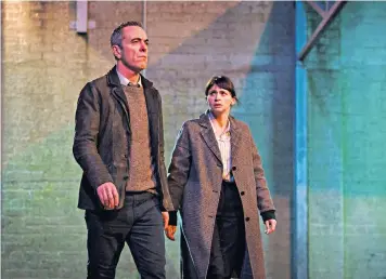  ??  ?? James Nesbitt and Charlene McKenna in thriller Bloodlands; Sanjeev Bhaskar and Nicola Walker (below, left) return in Unforgotte­n