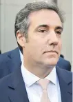  ??  ?? Michael Cohen, Donald Trump's former personal lawyer.