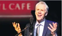  ?? FILES ?? Raymond Brassard remembers Stuart McLean, above, as “soft-spoken, warm and kind” with a smile “that never seemed to go away.”