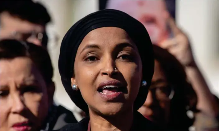  ?? ?? Ilhan Omar, the representa­tive from Minnesota, in Washington DC on 14 December 2023. Photograph: Shuttersto­ck