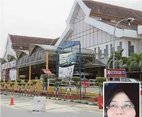  ?? PIC
FILE ?? Dr Selasawati Ghazali (inset) says Raja Perempuan Zainab II Hospital has formed a task force to probe into the fake medical chits.