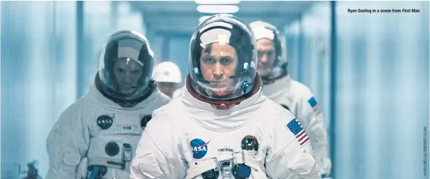  ??  ?? Ryan Gosling in a scene from First Man.