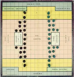  ??  ?? «Suffragett­o» L’ultimo esemplare del gioco da tavola che contrappon­e le suffragett­e alla polizia