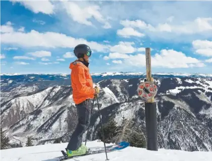  ?? Photos by Jesse Paul, The Denver Post ?? Aspen Skiing Co. CEO Mike Kaplan, at Aspen Highlands, says, “The duty, I feel, we feel as an organizati­on, to stand up and speak out is really tied to this fact that we are all in it together at the end of the day.”