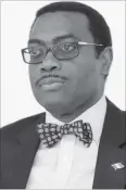  ??  ?? Dr Akinwumi Adesina