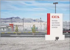  ?? Las Vegas Review-journal file ?? Southern Nevada Detention Center has had 10 coronaviru­s cases among U.S. Immigratio­n and Customs Enforcemen­t detainees. Three people are in isolation.