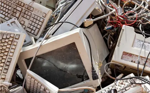  ??  ?? ABOVE Electronic waste from the West, once taken in by China, is now being processed by poor countries in Southeast Asia – often with deleteriou­s effects IMAGE © SHUTTERSTO­CK