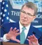  ?? B. Smialowski AFP/Getty Images ?? ASHTON CARTER stopped short of waiving Guard members’ debts.