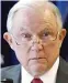  ??  ?? Jeff Sessions