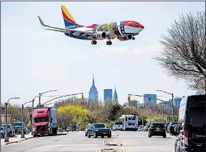  ?? Bloomberg News/TIMOTHY FADEK ?? Southwest Airlines Co. is among the U.S. airlines that will likely have to cut their third-quarter unit revenue forecasts, analysts say.