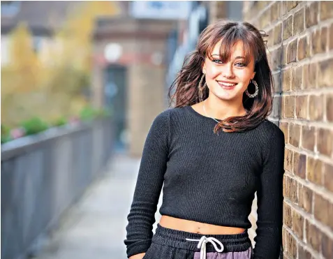  ??  ?? Ella Purnell, the actress, has spoken of her mental health battle, telling The Daily Telegraph how she overcame self-harm. Purnell, who featured in the BBC Agatha Christie adaptation Ordeal By Innocence, is an ambassador for Young Minds, one of the Telegraph’s Christmas charities