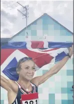  ??  ?? ■ The Ladybird Collective street art’s mural of Paula Radcliffe MBE, painted by artist Buber Nebz