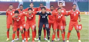  ??  ?? GEARING UP: Oman national Under-16 team will play Japan Under-16 on July 13 and 17 at the Sultan Qaboos Sports Complex.