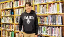  ?? JOHANES ROSELLO /MH ?? Freddie Hernández, a student at Centennial High School in Roswell, has been accepted to Bard College in New York.