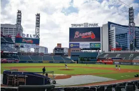  ?? Todd Kirkland, Getty Images ?? The Atlanta Braves released a statement last week saying the team “honors, supports, and values the Native American community.”