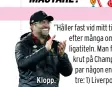  ??  ?? Klopp.