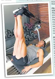  ?? ?? Athletes like footballer Cristiano Ronaldo practise Pilates to stay injury-free, add fluidity to movements